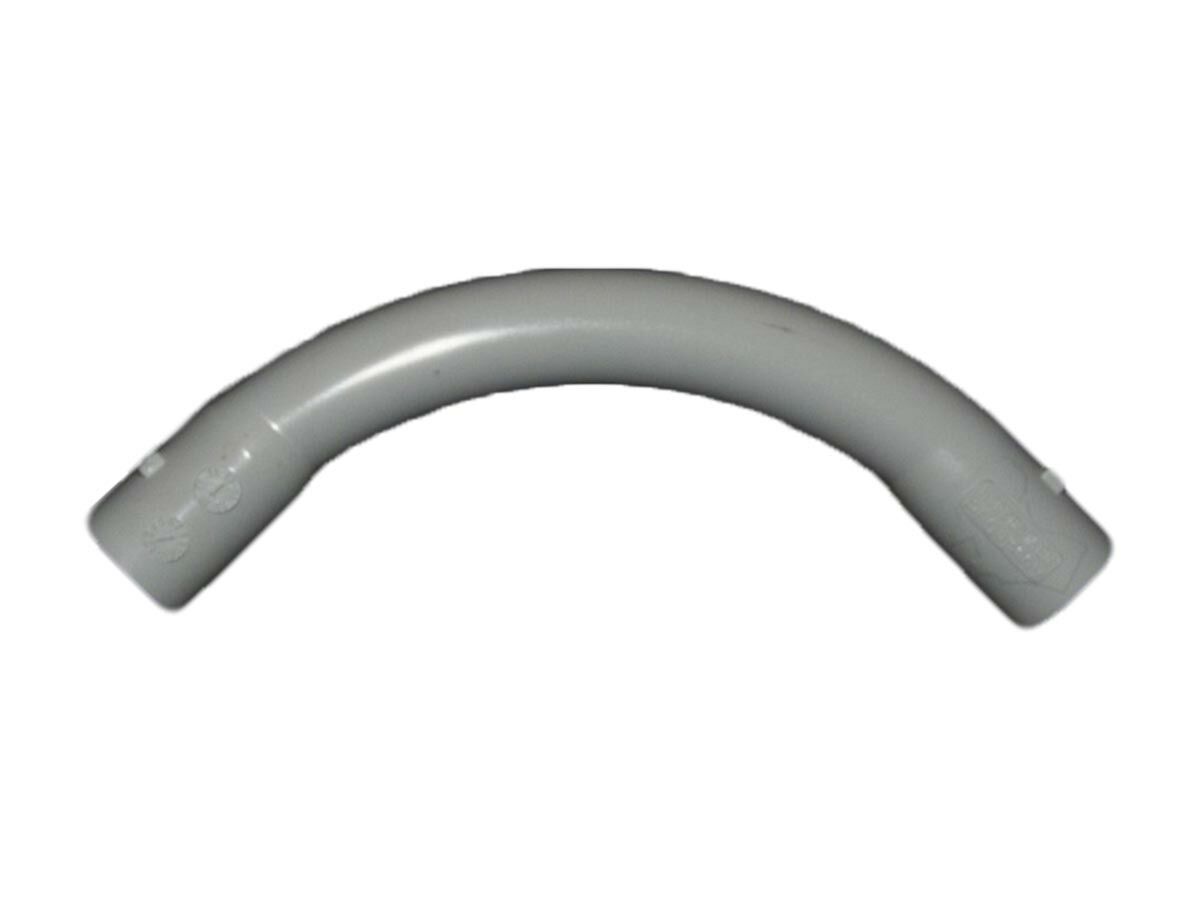Conduit Bend 20mm x 90 Degree 100 Radius NBN White from Reece