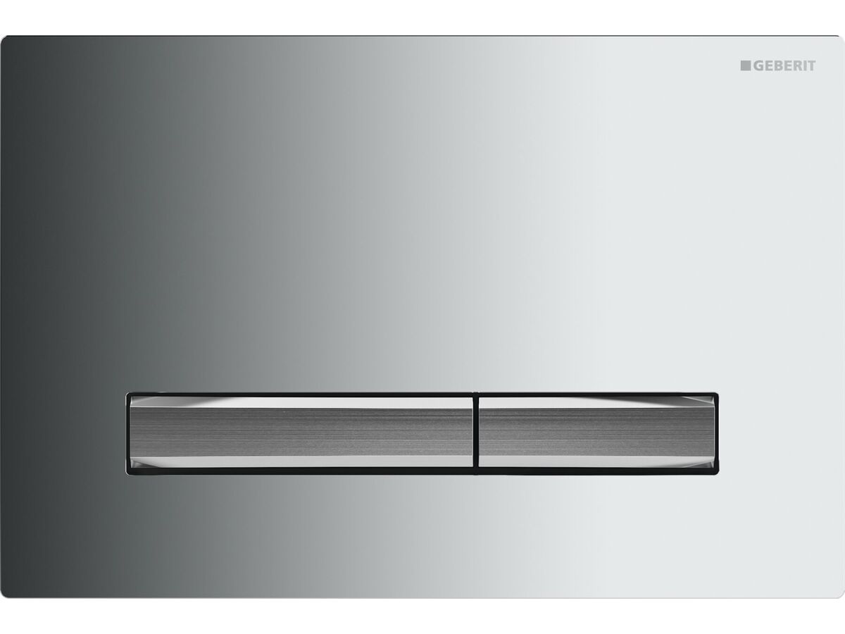 Geberit Sigma50 Dual Flush Plate Chrome from Reece