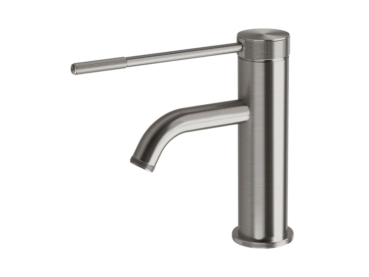 Hero - Milli Etch Basin Mixer Tap with Extended Lever Brushed Gunmetal (6 Star)