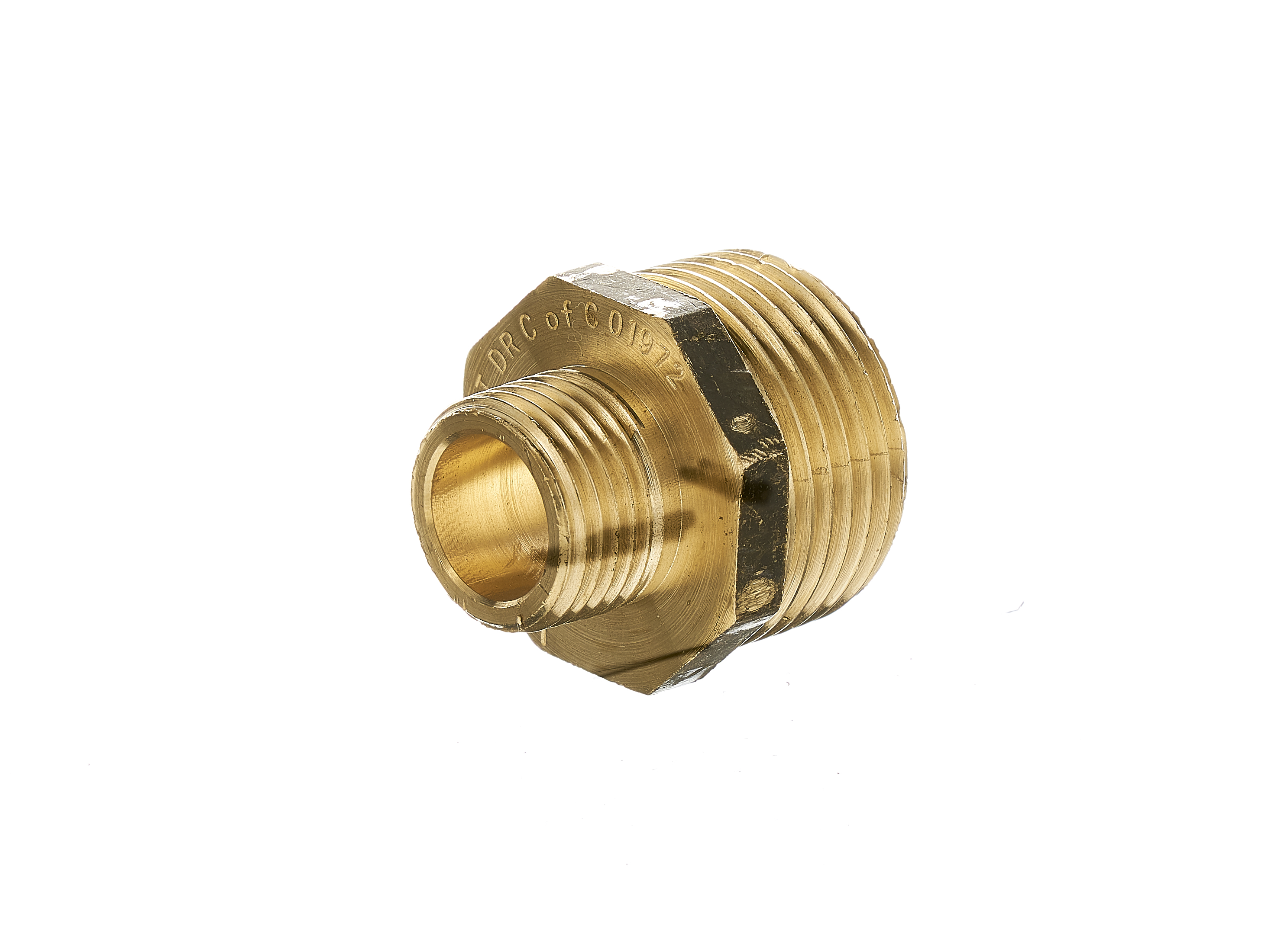 Nipple Hex Reducing Brass 25mm x 15mm