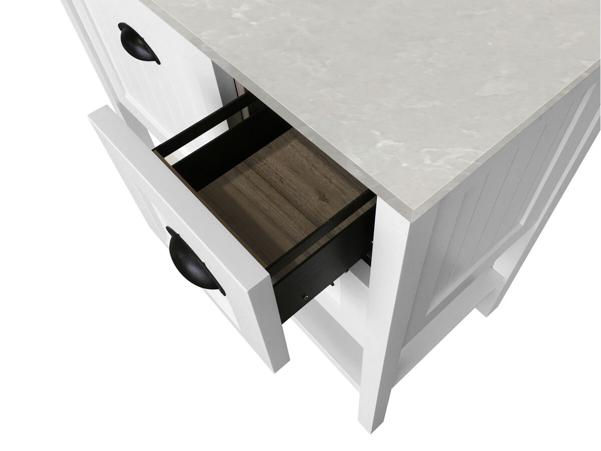 Kado Era 900mm Vanity Unit with Legs 1 Door 2 Drawers with Under