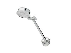 Universal All Directional Shower Arm & Head with Easy Fix Nut Technology Chrome (3 Star)