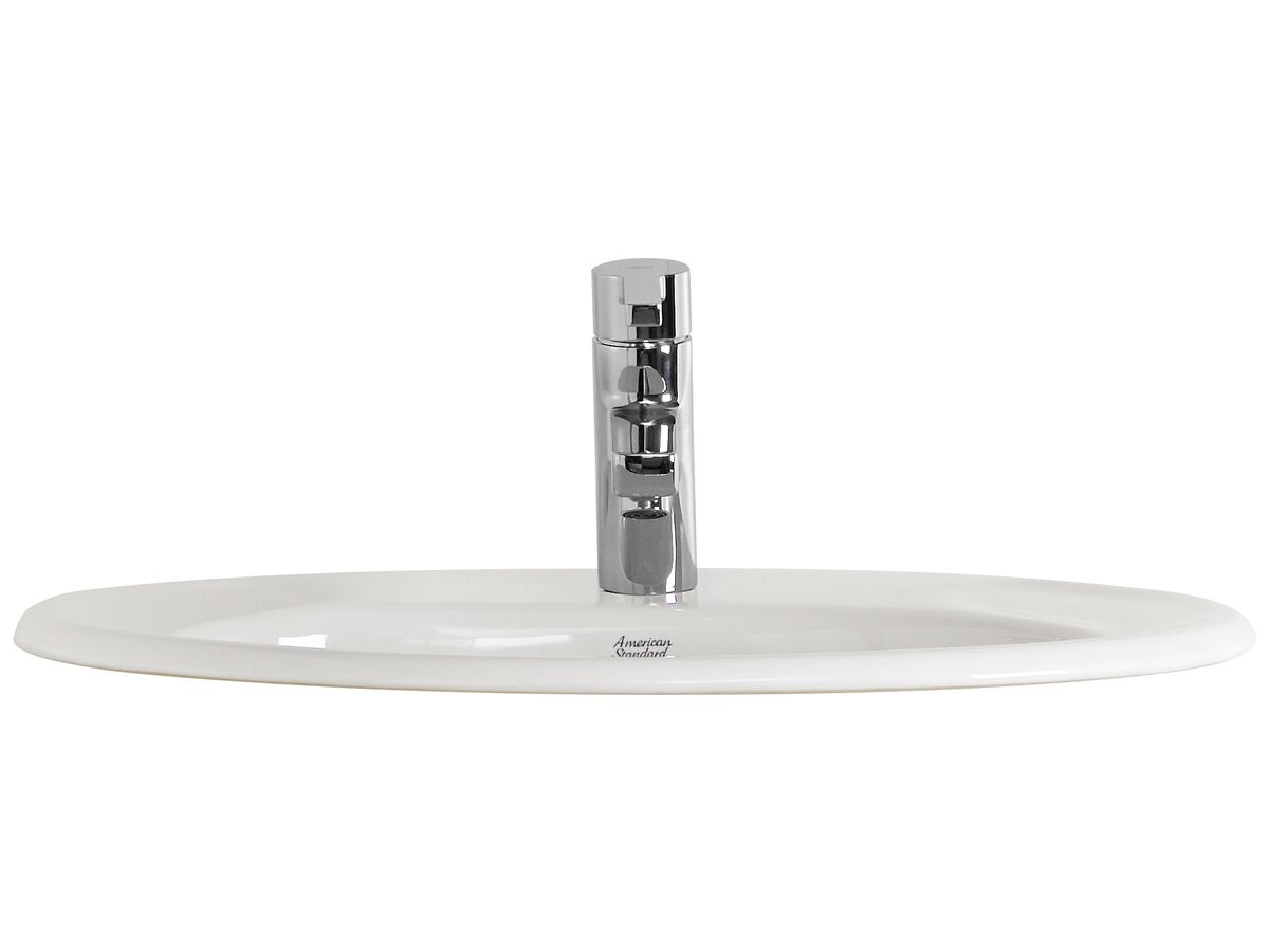 American Standard Studio Vanity Basin with Fixing Kit 1 Taphole White