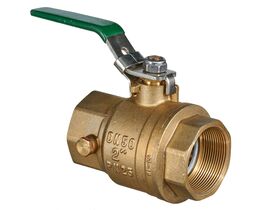 HVAC Ball Valve with Test Plug Female & Female 50mm