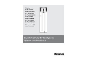 User Manual - Rinnai E/flow Heat Pump