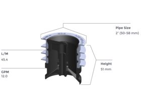 Waterless Trap Seal 50mm - 60mm