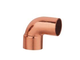 Copper Bend Flared One End 90 Degree