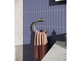 Milli Monument Edit Towel Ring Brass Gold