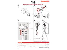 Installation Instructions - Milli Marq Edit Hand Shower on Bracket