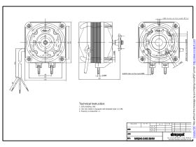 Technical Drawing - EBM Q Motor M4Q045-CA03-38/A01