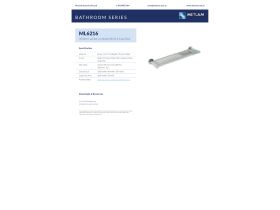 Specification Sheet - Shower Shelf & Soap Dish 350mm Chrome
