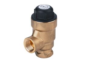 Tomson Pressure Relief Valve Right Angle Locked 500kPa 20mm