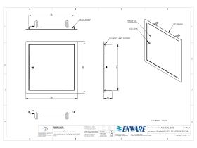 TMV Hinged Cabinet Lid suit 350mm x 350mm Cabinet