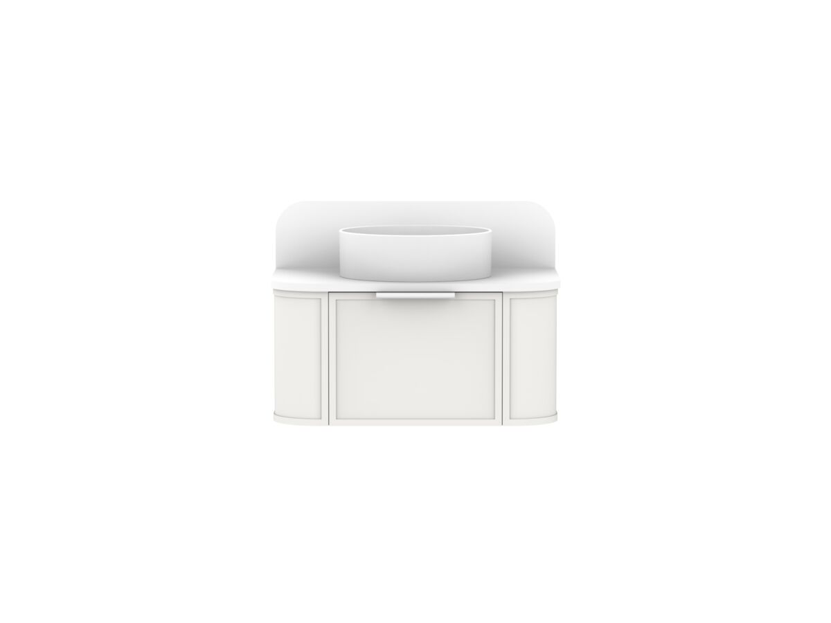 ADP Flo by Alisa & Lysandra All Drawer Vanity Unit Centre Bowl 750 Cherry Pie Top 1 Drawer (No Basin)