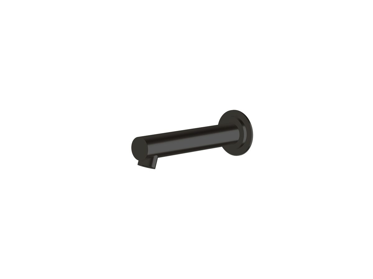 Sussex Scala Bath Wall Outlet 160mm Matte Black