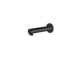 Sussex Scala Bath Wall Outlet 160mm Matte Black