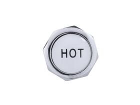 Posh Bristol Lever Hot Button Chrome