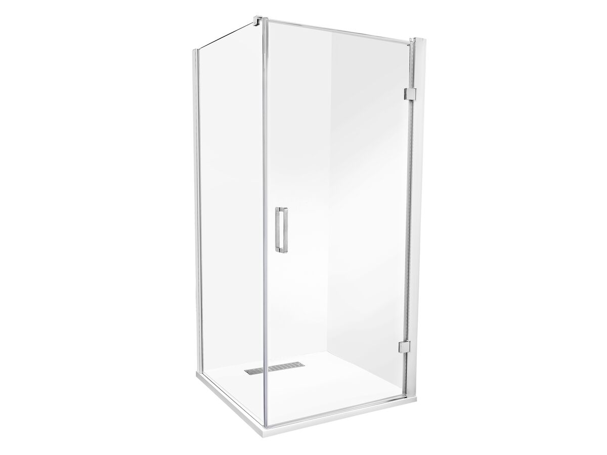 Posh Domaine MK2 1000x1000 Semi Frameless Left Hand Entry Base & Screen