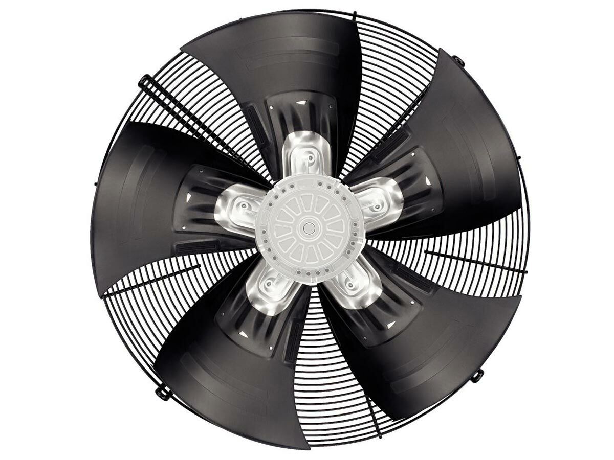 EBM AC Axial Fan Hyblade with Grille 630mm S4D630AR0101 from Reece