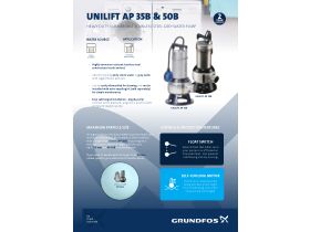 Flyer (Consumer Version) - Grundfos UNILIFT AP35B & 50B