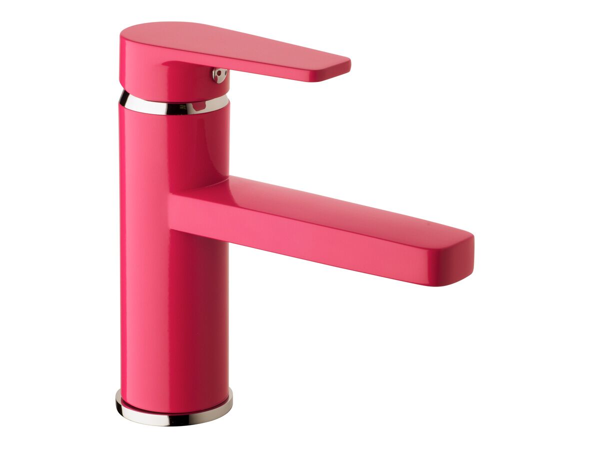 Ram Tapware Yeva Basin Mixer Tap Fixed Spout 125mm Pink (5 Star) from Reece