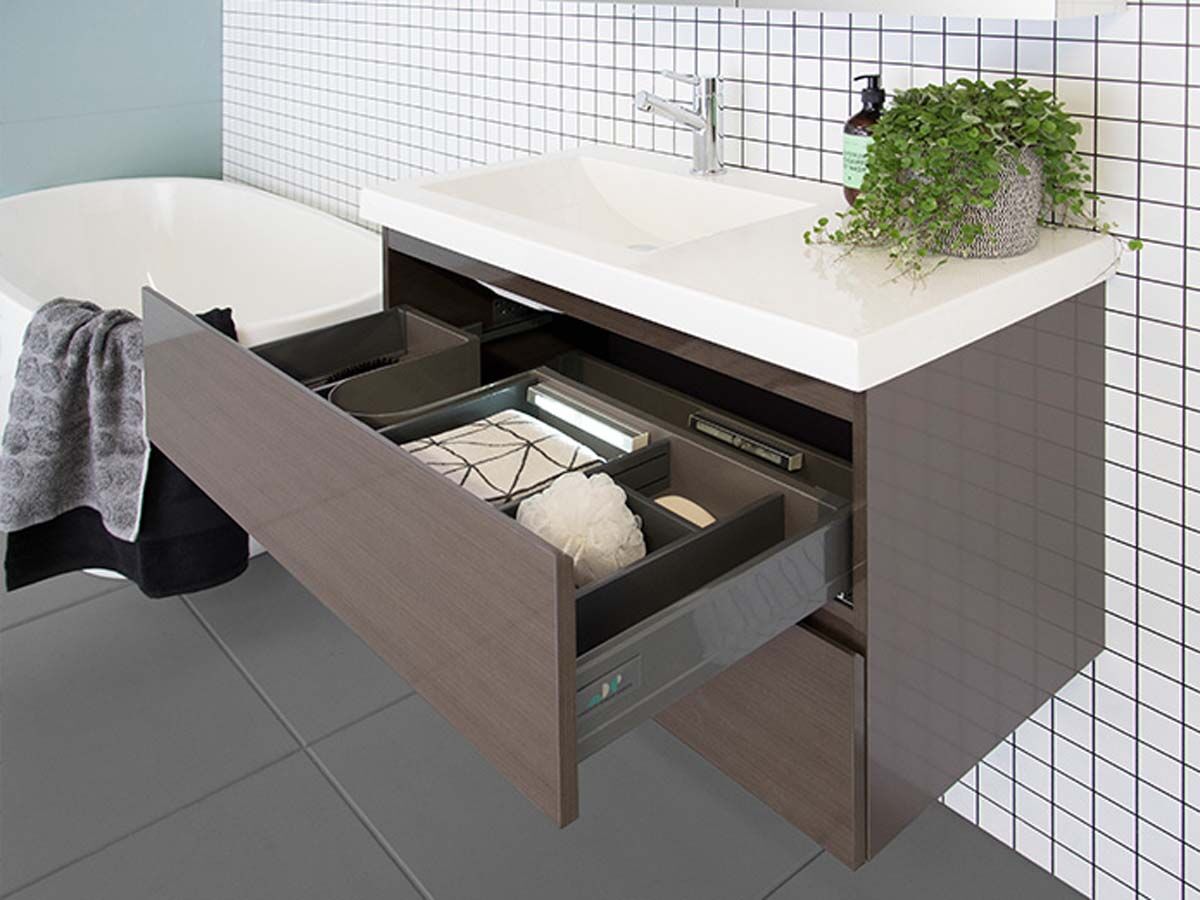 ADP Medina 900mm Wall Hung Vanity Unit 2 Drawers from Reece