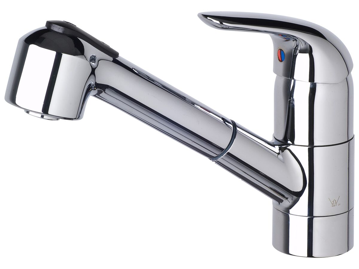 American Standard Studio Saga Sink Mixer Tap with Pull Out Spray (4