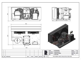 Tecumseh HTA Condensing Unit 4hp R404 LBP TAGT2516ZBR-2