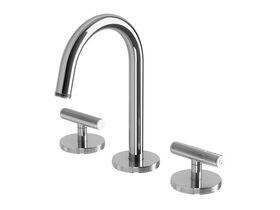 Hero - Milli Etch Basin Tap Set Chrome (6 Star)