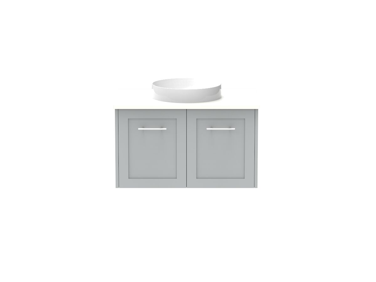 Kado Lux All Door 750mm Centre Bowl Wall Hung Friday Quartz