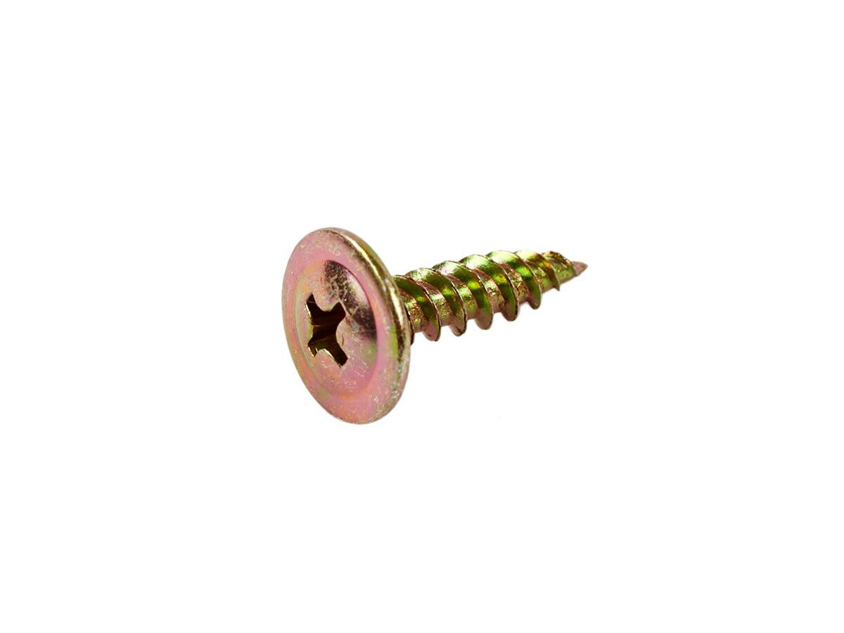 Bridgland Button Head Screw Timber Yellow Zinc 8-15 x 16mm