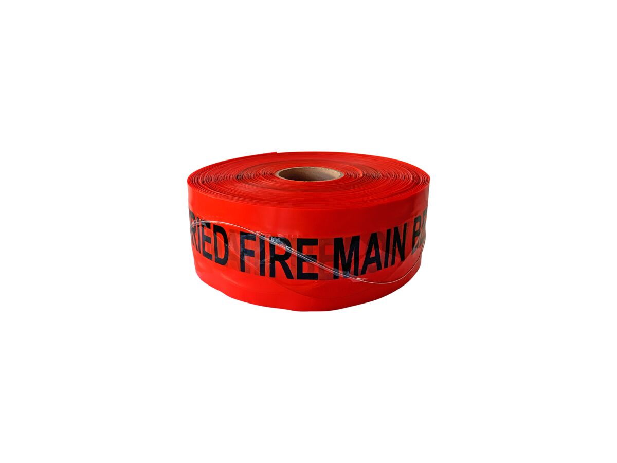 Bridgland Detectable Tape Fire Line 100mm x 250mtr from Reece