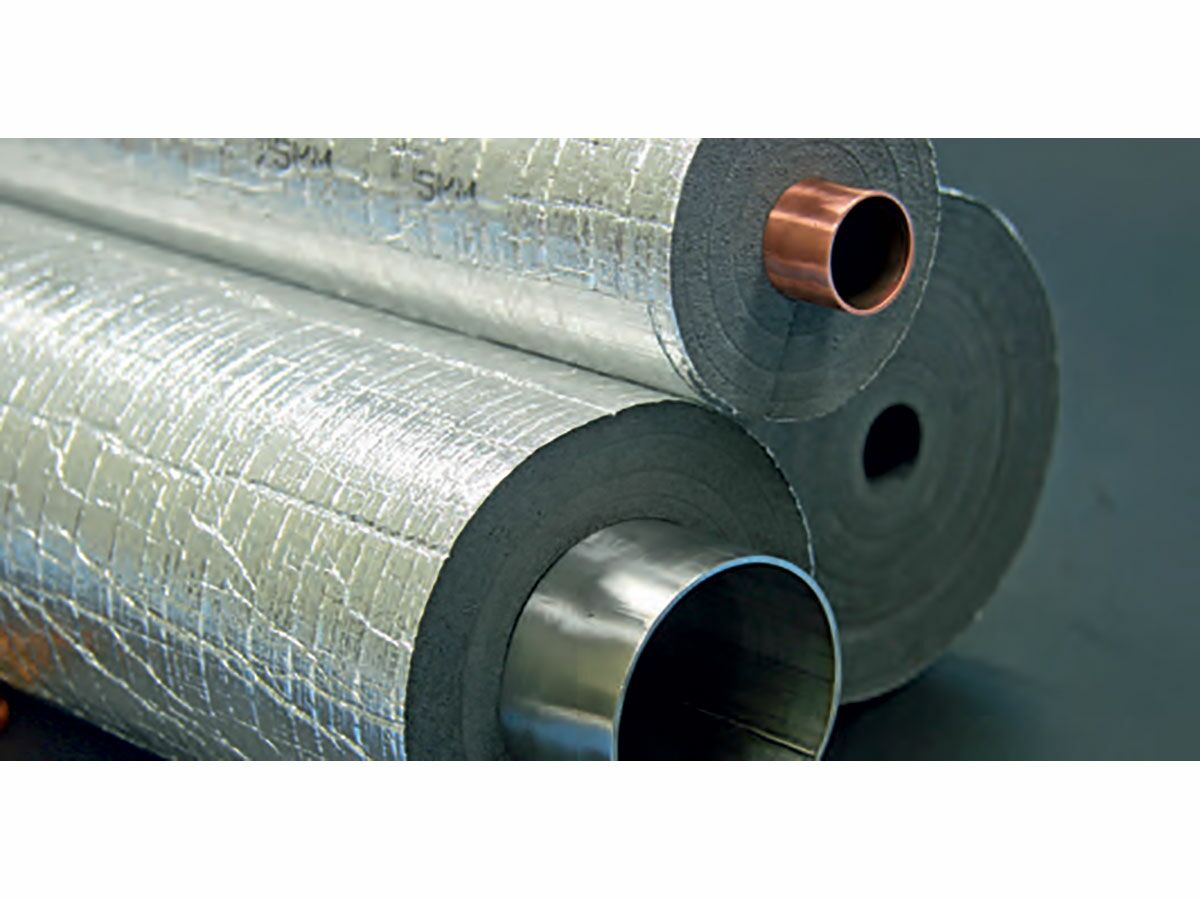 Thermobreak Rubber/Foil Insulation 54mm x 25mm Wall x 2mtr from Reece