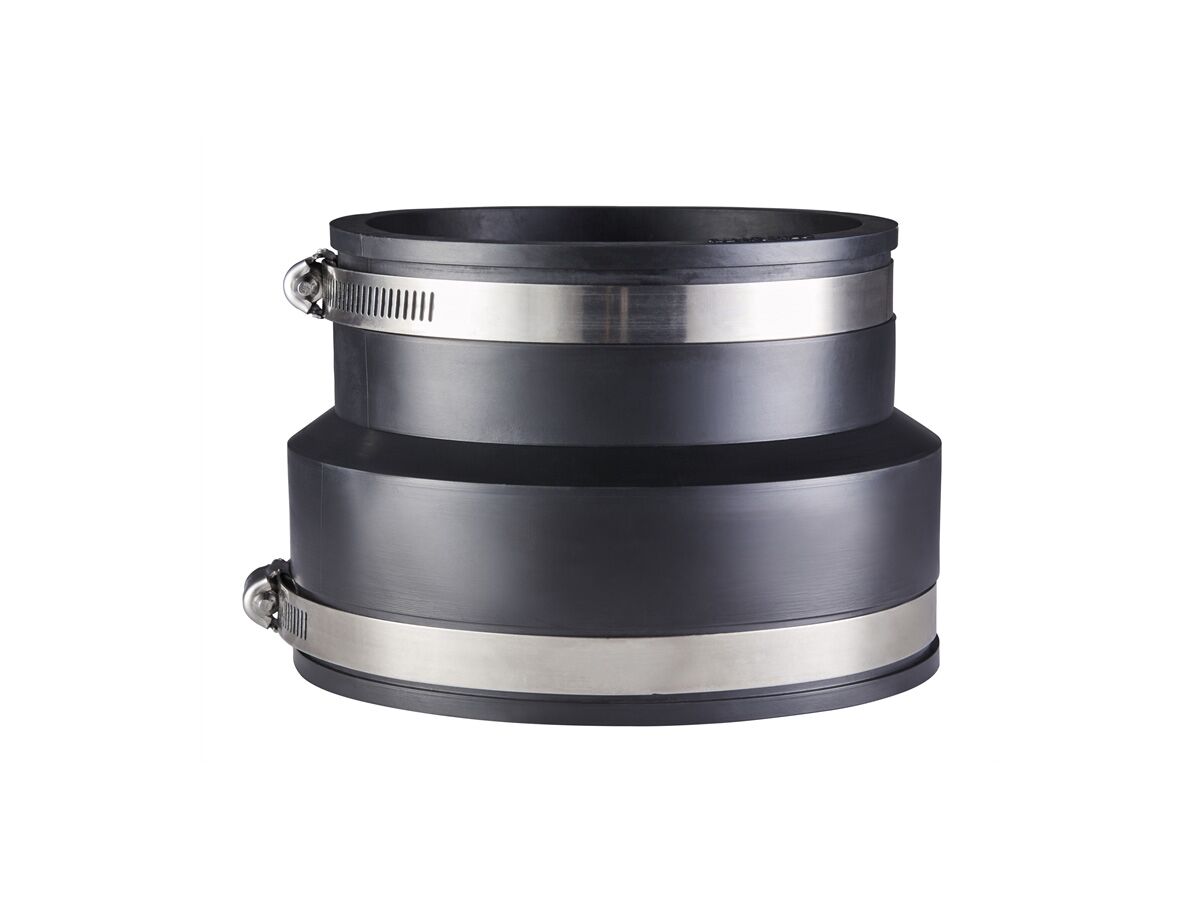 Flexible Coupling 100mm-90/80mm PVC/Copper/Galvanised