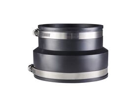 Flexible Coupling 100mm-90/80mm PVC/Copper/Galvanised