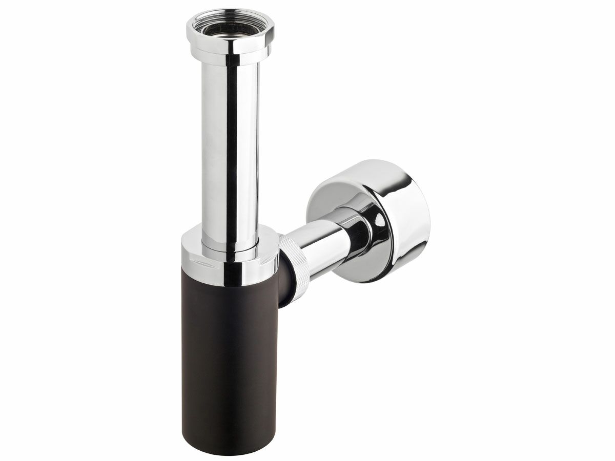 Mizu Drift Tele Bottle Trap with Connect 40mm Matte Black/Chrome