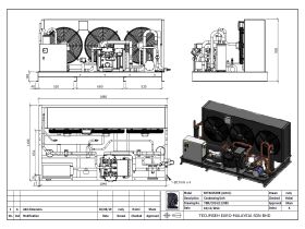 Tecumseh Semi Hermetic EVO Condensing Unit SHT4615ZHR 3 Phase