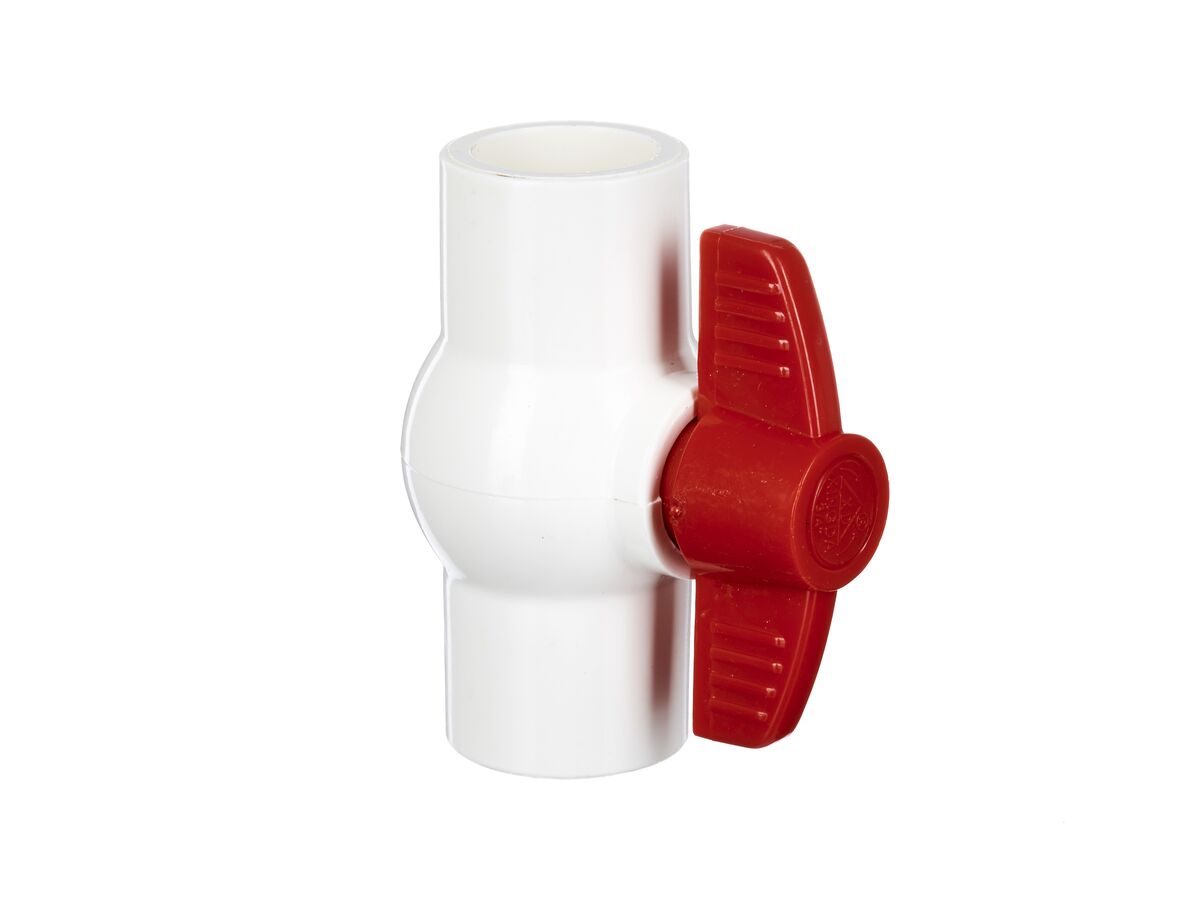 Dura Ball Valve PVC Solvent Weld 20mm