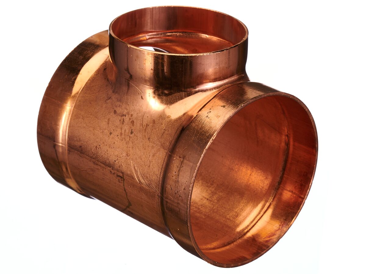 Ardent Copper Reducing Tee High Pressure 100mm x 80mm