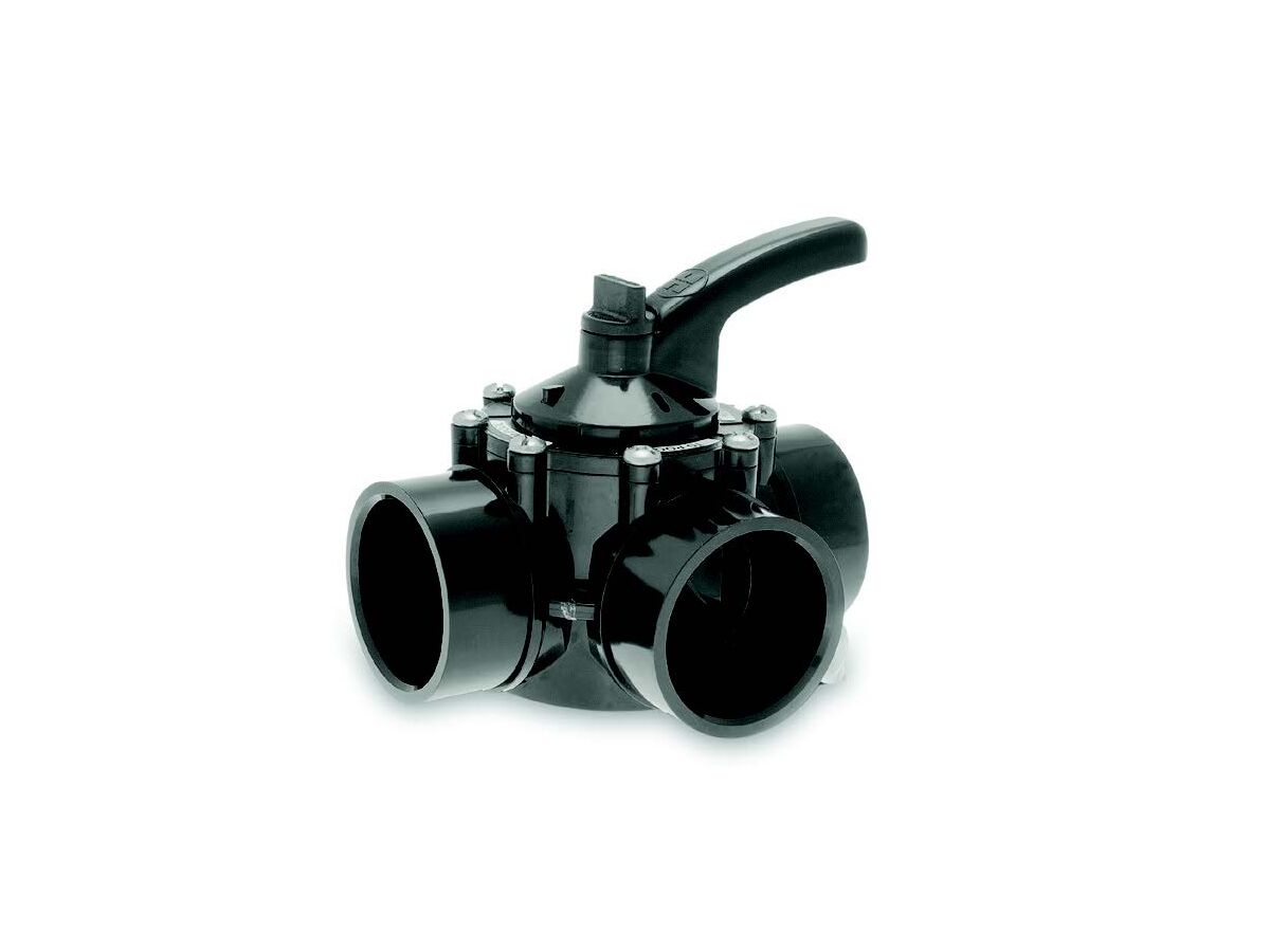 Hayward Black 3Way Valve CPVC 40mm from Reece