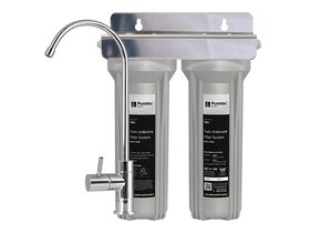 Puretec Twin Under Sink Filter System with PLV