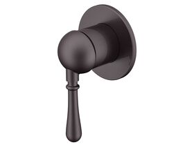 Hero - Milli Voir Shower Mixer Small Cover Plate Brushed Gunmetal