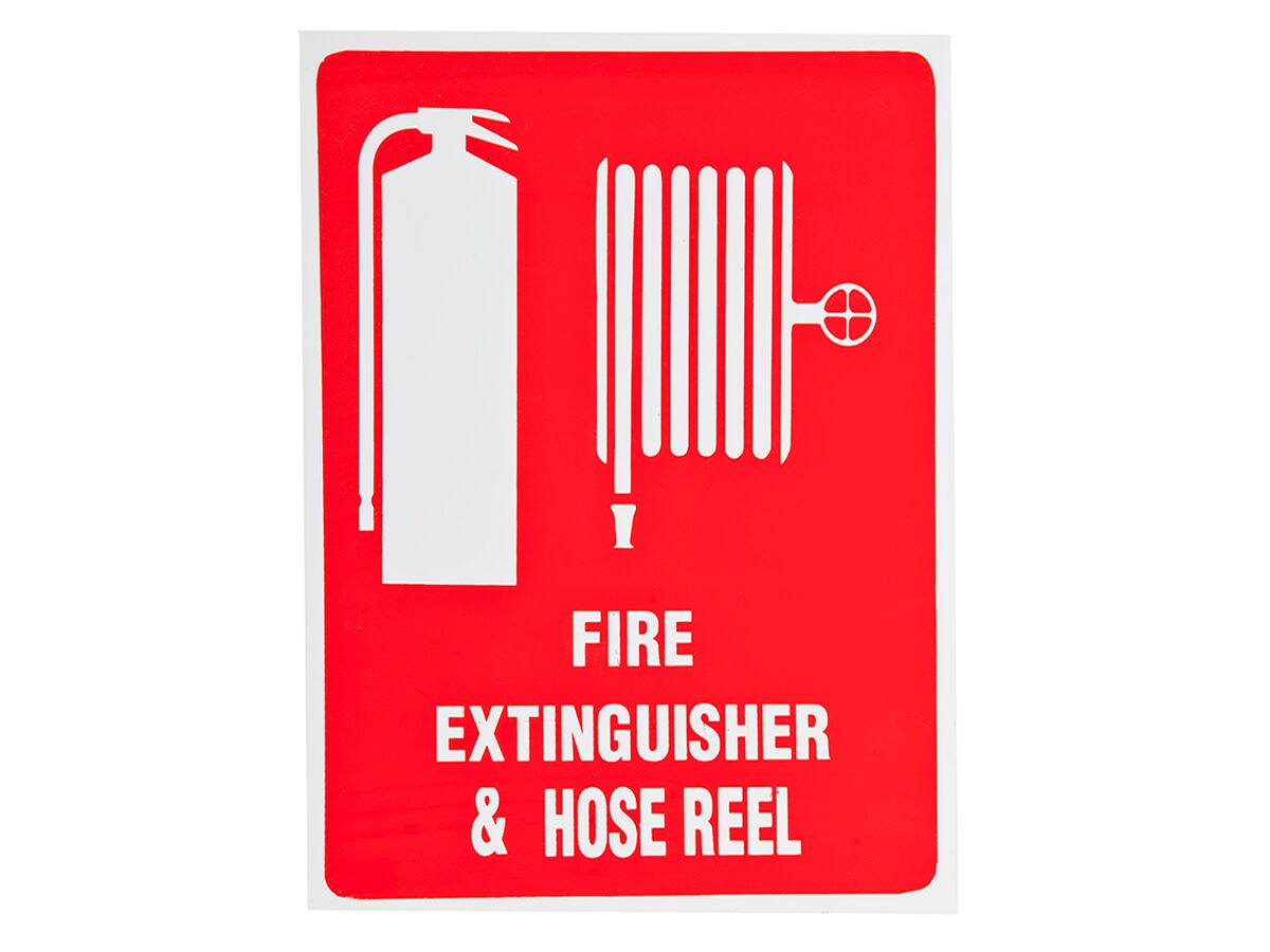 Hose Reel/Extinguisher Location Sign