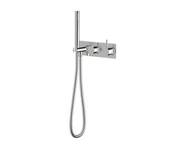 Scala Shower Mixer System with Diverter Right Hand Operation Chrome