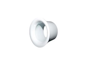 White Conduit Bell Mouth Coupling 50mm
