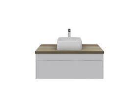 Acqua Wall Hung Vanity Unit 900mm Tas Oak Timber Top