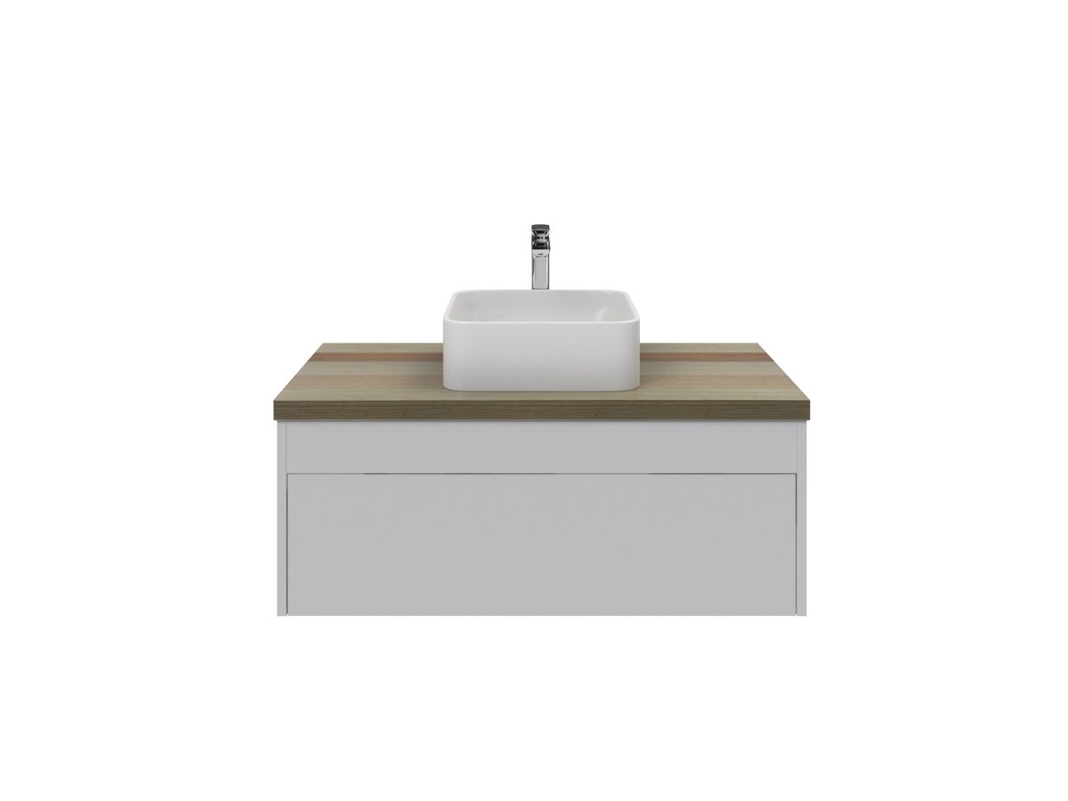 Rifco Acqua 900mm Wall Hung Vanity Unit Tasmanian Oak Timber Top from Reece