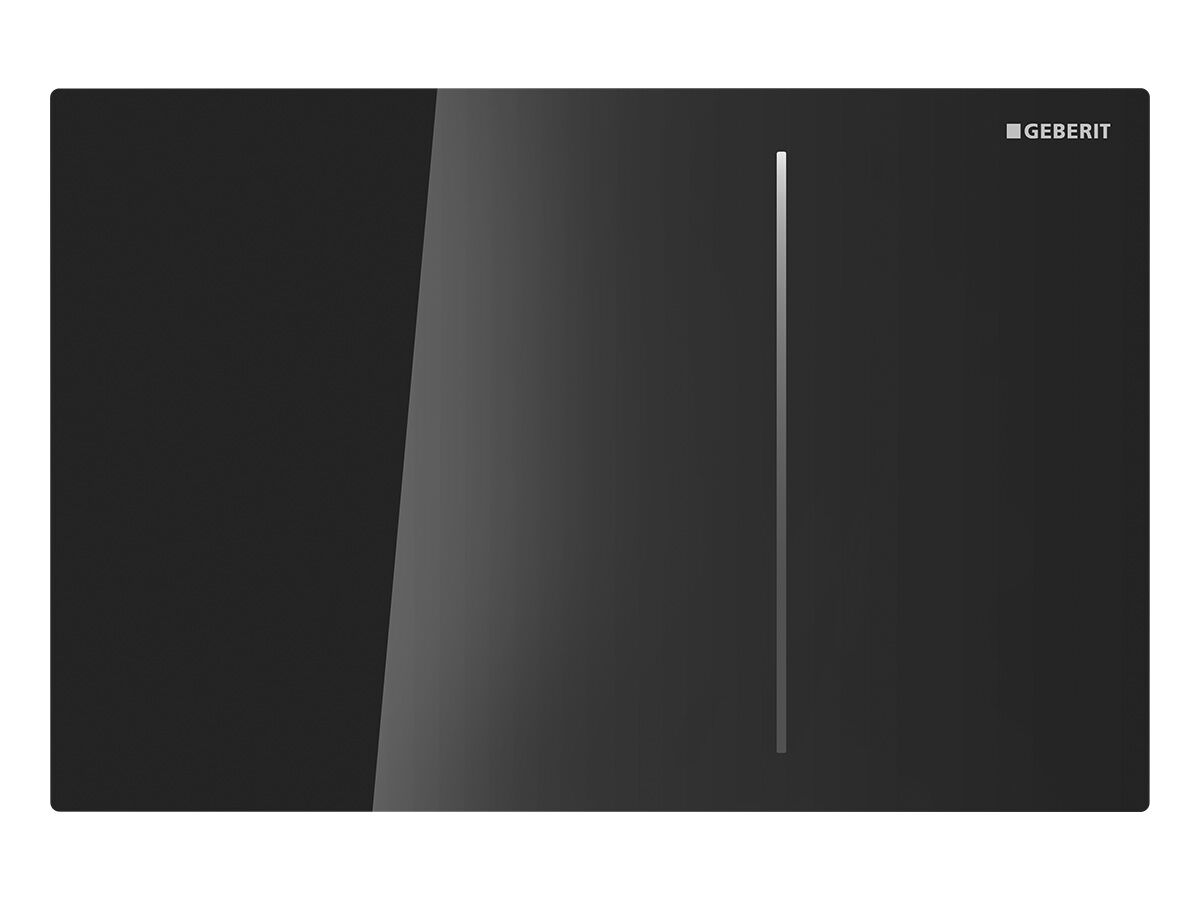 Geberit Sigma 70 Dual Flush Button 80mm Black from Reece