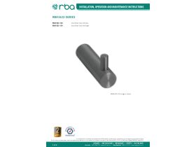 Installation Instructions - Enda 4 Robe Hook Stainless Steel