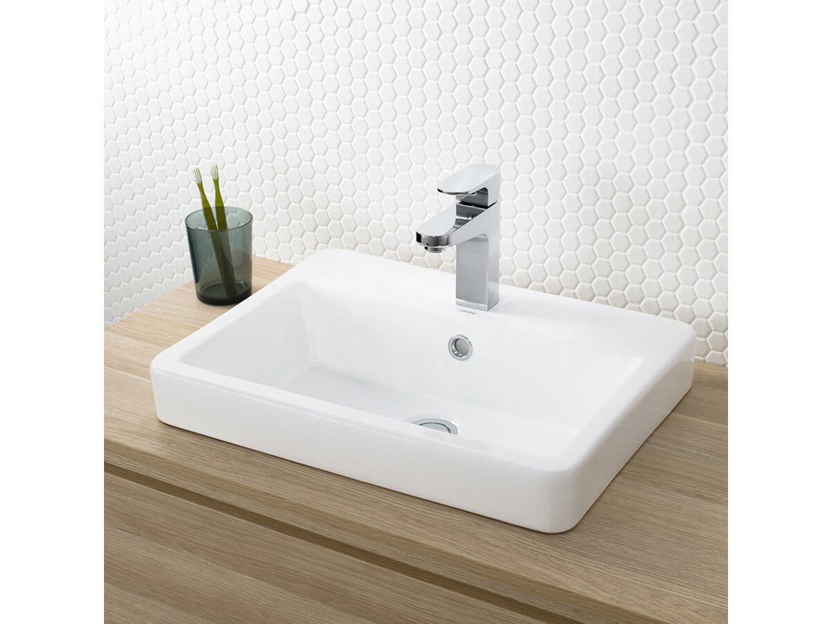 Basa Inset Basin 3 Tapholes White